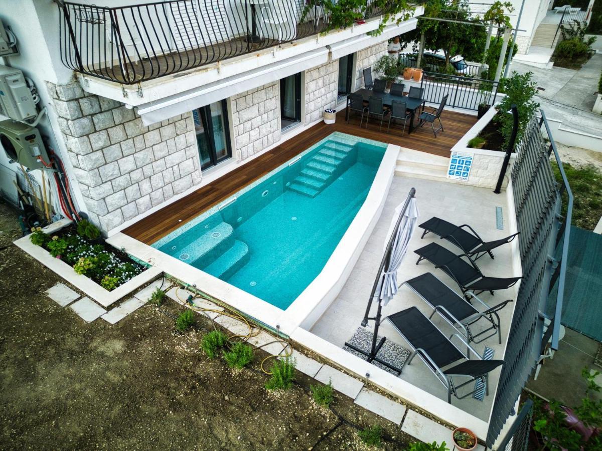 Villa Nika With Private Heated Pool Слано Экстерьер фото